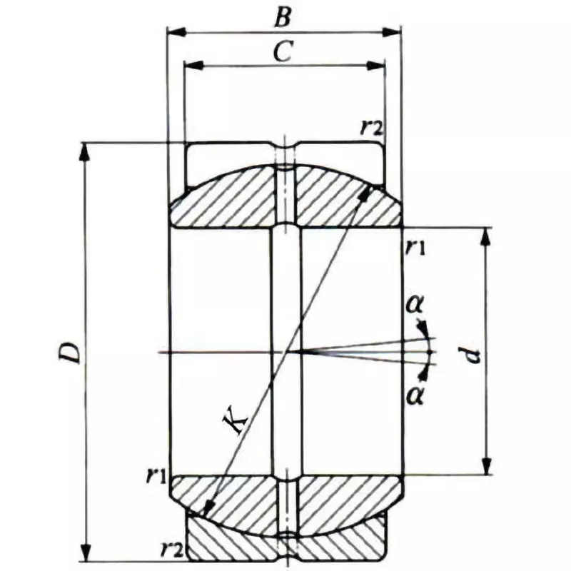 iko-lubricated-spherical-plain-bearing-sb-a-without-seal-sb-a-type-110-mm-oueter-diameter-sb70a