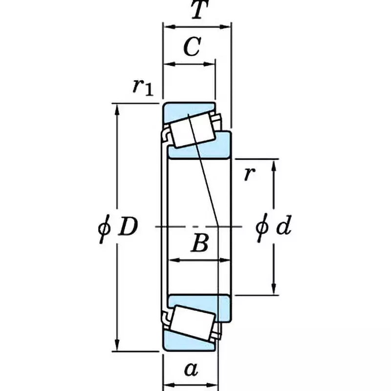 koyo-tapered-roller-bearing-30000-series-194-mm-working-point-32208jr