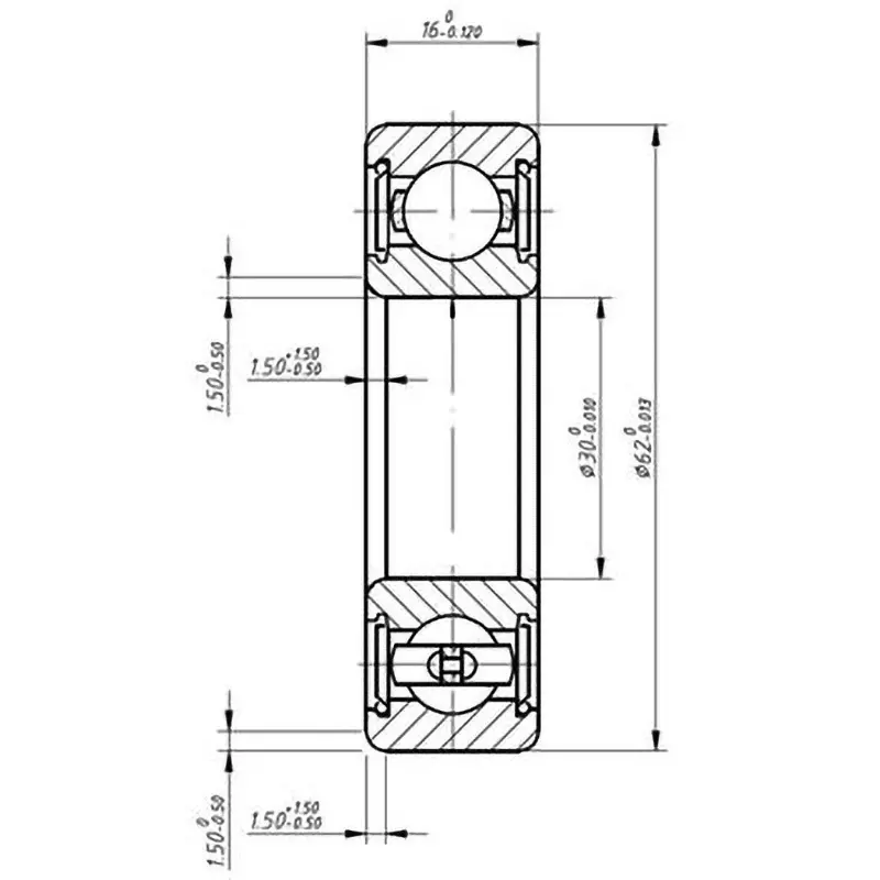 monotaro-deep-groove-ball-bearings-6200-series-zz-30x62-mm-6206zz