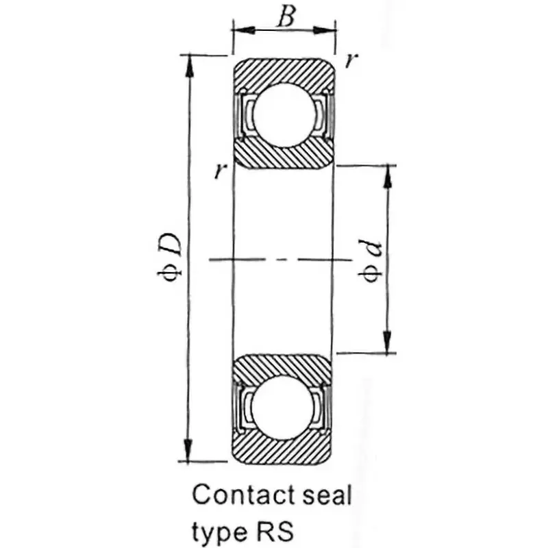monotaro-ball-bearing-6800-series-2rz-non-contact-rubber-seal-on-both-side-17x26-mm-6803-2rz