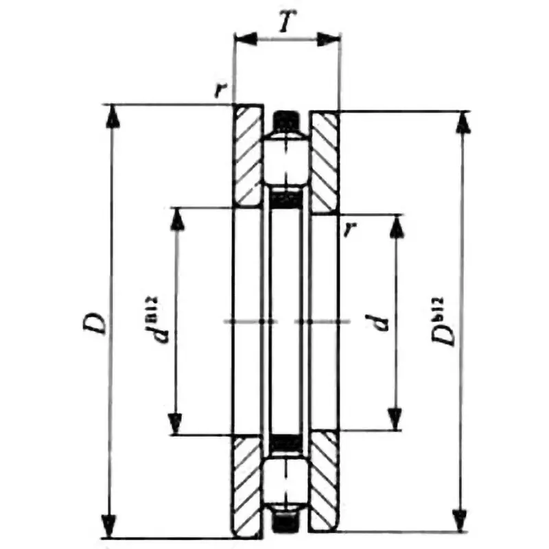 IKO Thrust Roller Bearing (with Inner / Outer Rings) AZ High Carbon Chromium Steel 70 x 95 mm Diameter, AZ709518