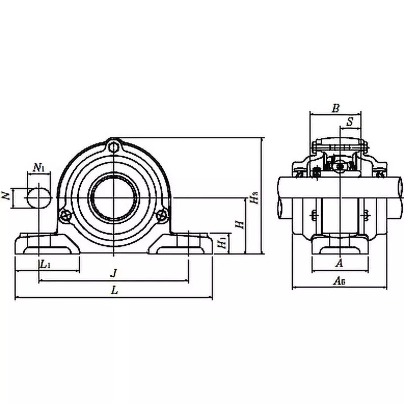 ntn-bearing-unit-pillow-type-oil-free-type-50-mm-shank-diameter-c-ucp210