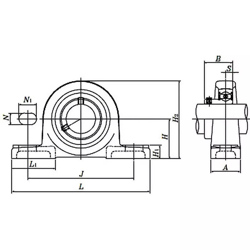 ntn-lightweight-cast-iron-pillow-unit-aspb-type-35-mm-shank-diameter-aspb207