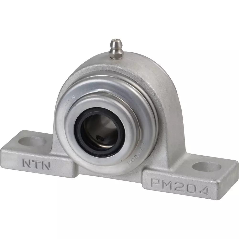 NTN Stainless Series Pillow Type Bearing Unit F-UCPM2 Series With Stainless Steel Dust Cover 25 mm Shank Diameter, F-FS-UCPM205D1/L791