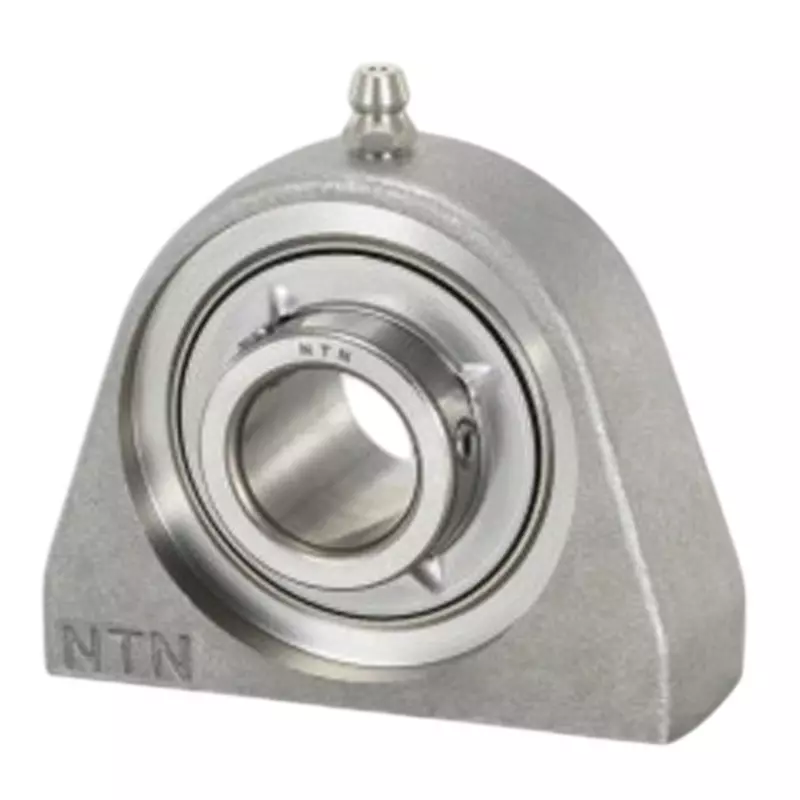 NTN Stainless Steel Series Bearing Unit Narrow Width Pillow Type Unit FS-UCUPM2 Type Without Cover 30 mm Shank Diameter, F-S-UCUPM206/LP03-S