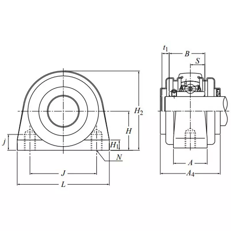 ntn-stainless-steel-series-bearing-unit-narrow-width-pillow-type-unit-fs-ucupm2-type-without-cover-40-mm-shank-diameter-f-s-ucupm208lp09-s
