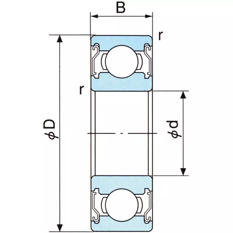 monotaro-deep-groove-ball-bearings-6300-series-zz-45x100-mm-6309zz