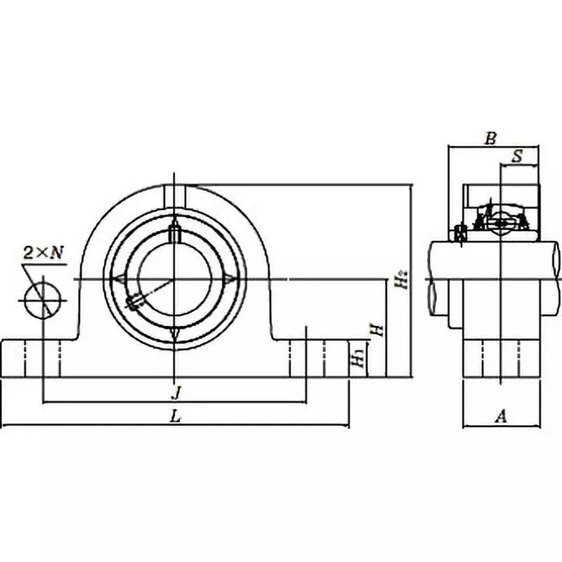 ntn-bearing-unit-pillow-type-unit-made-of-rolled-steel-for-general-structure-75-mm-shank-diameter-ucpg315d1