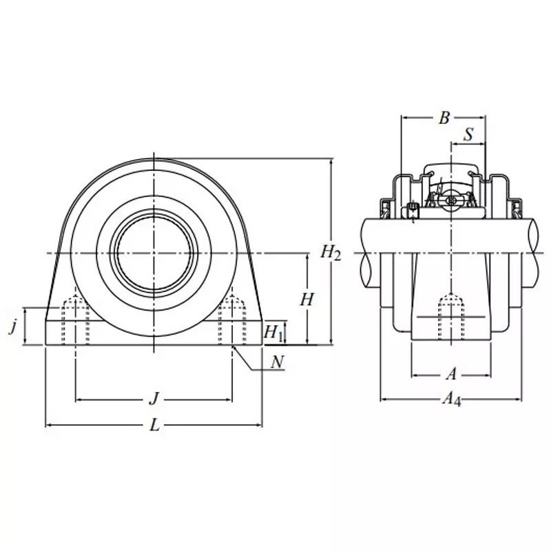 ntn-stainless-steel-series-bearing-unit-narrow-width-pillow-type-unit-f-fs-ucupm2-type-40-mm-shank-diameter-f-fs-ucupm208lp03
