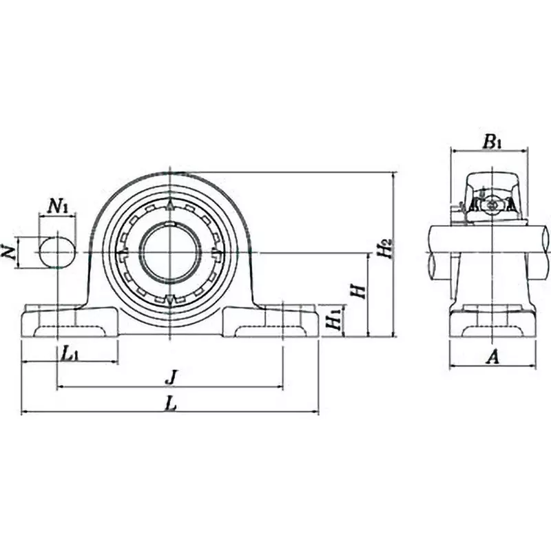 ntn-bearing-unit-pillow-type-oil-free-type-60-mm-shank-diameter-ukp213