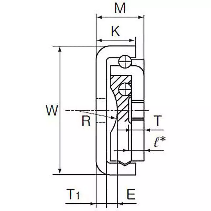 Thk ER Type Precision Linear Pack Rail 10 mm, ER1025+60L