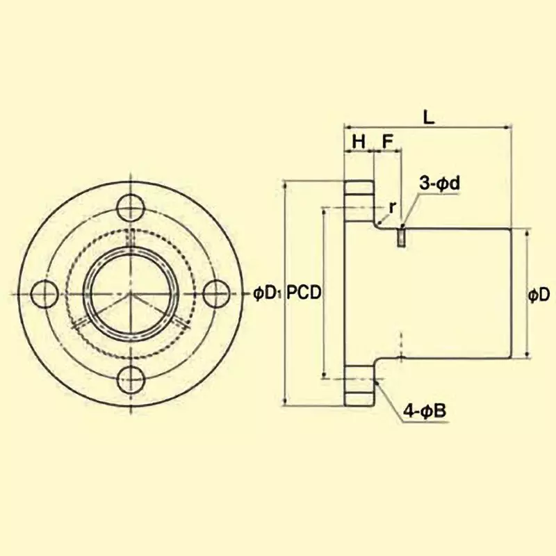 thk-change-nut-high-strength-zinc-alloy-44-mm-outer-dia-dcma-15t