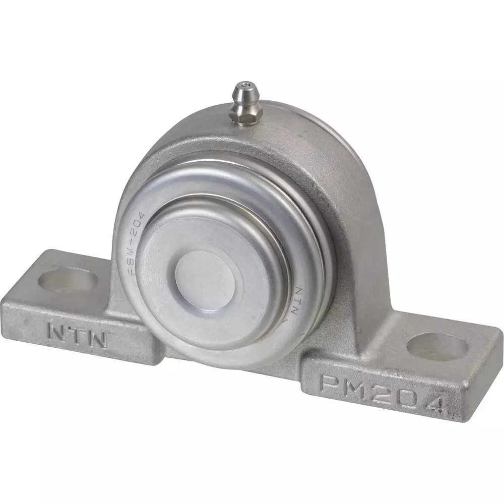 NTN Stainless Series Pillow Type Bearing Unit F-UCPM2 Series With Stainless Steel Dust Cover 25 mm Shank Diameter, F-FSM-UCPM205D1/L791
