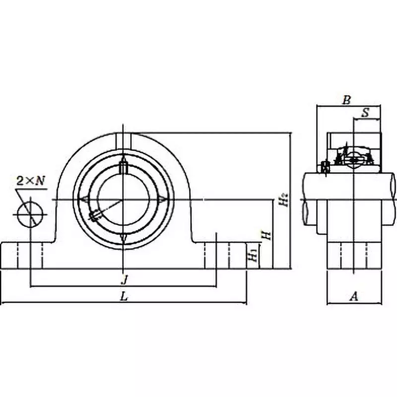 ntn-bearing-unit-pillow-type-unit-made-of-rolled-steel-for-general-structure-75-mm-shank-diameter-ucpg215d1