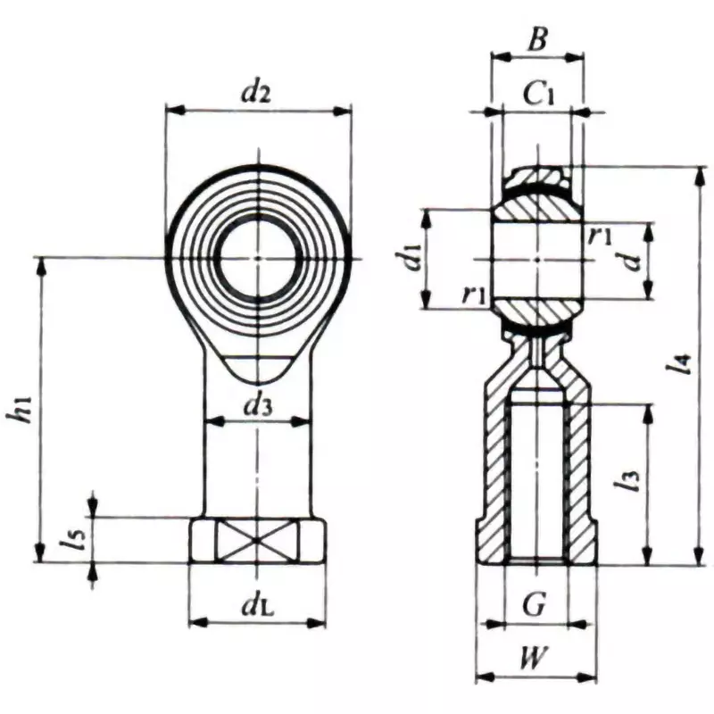 iko-pillow-ball-phs-ec-with-female-thread-lube-free-left-hand-thread-m20x15-mm-thread-phs20ecl