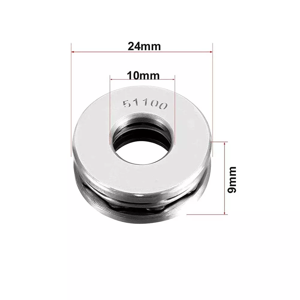 invento-axial-thrust-ball-bearing-single-direction-carbon-steel-24-mm-od-x-10-mm-id-x-9-mm-h-51100-pack-of-10-pcs