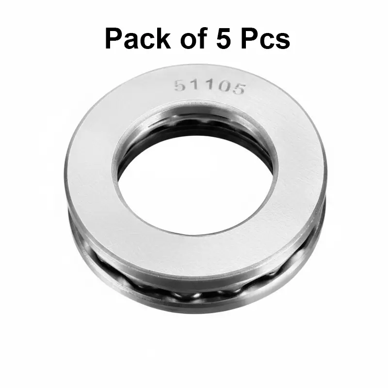 invento-axial-thrust-ball-bearing-single-direction-carbon-steel-42-mm-od-x-25-mm-id-x-11-mm-h-51105-pack-of-5-pcs