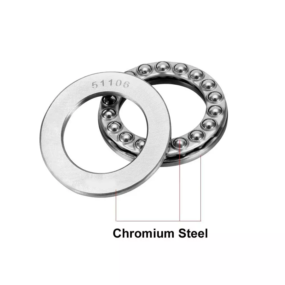 invento-axial-thrust-ball-bearing-single-direction-carbon-steel-47-mm-od-x-30-mm-id-x-11-mm-h-51106-pack-of-8-pcs