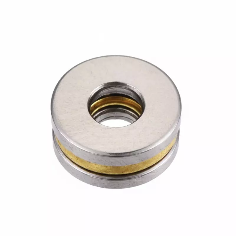 Invento Axial Thrust Miniature Ball Bearing Single Direction Carbon Steel 8 mm OD x 3 mm ID x 3.5 mm H, F3-8M (Pack of 4 Pcs)