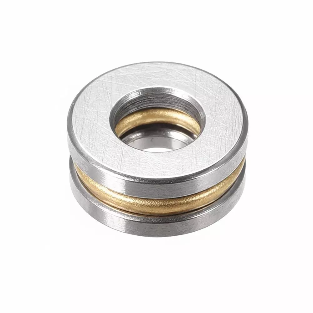 Invento Axial Thrust Miniature Ball Bearing Single Direction Chromium Steel 9 mm OD x 4 mm ID x 4 mm H, F4-9M (Pack of 2 Pcs)