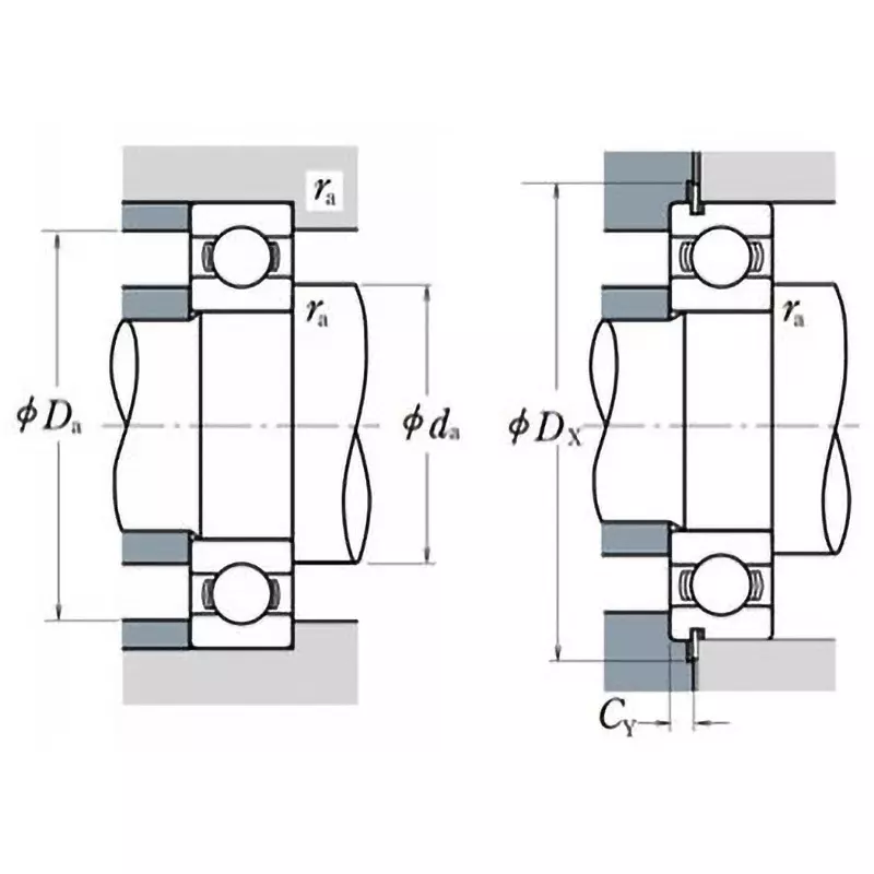nsk-double-thrust-ball-bearing-type-54200-aligning-seat-type-high-carbon-chromium-steel-80-x-115-mm-diameter-54216u