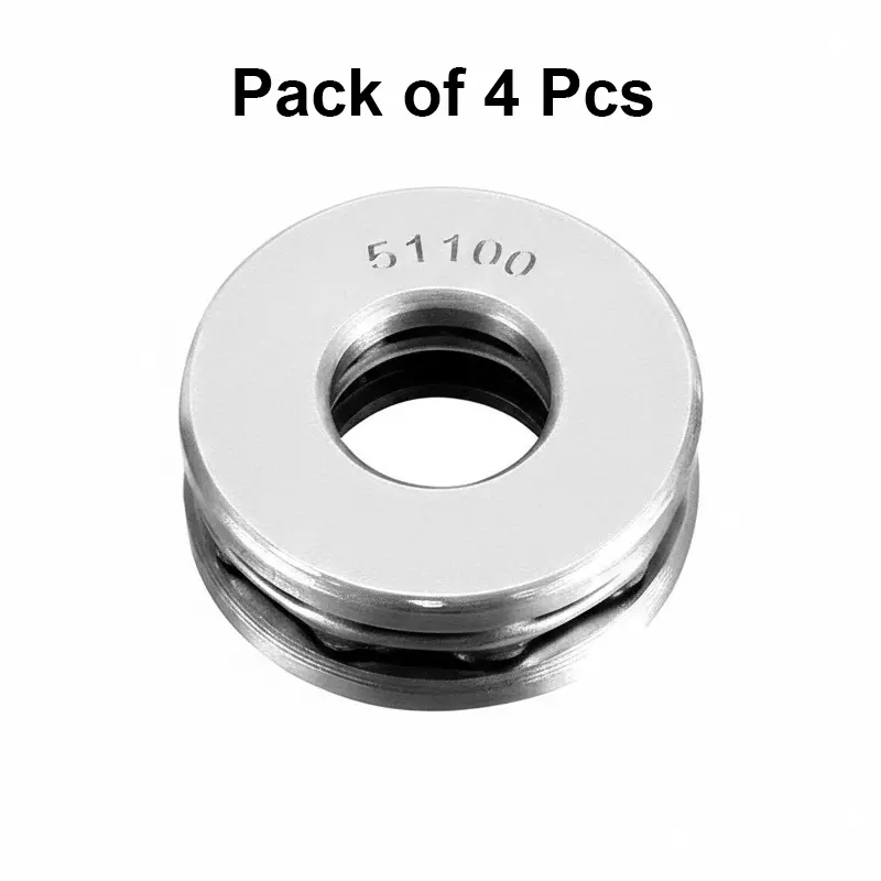 invento-axial-thrust-ball-bearing-single-direction-carbon-steel-24-mm-od-x-10-mm-id-x-9-mm-h-51100-pack-of-4-pcs