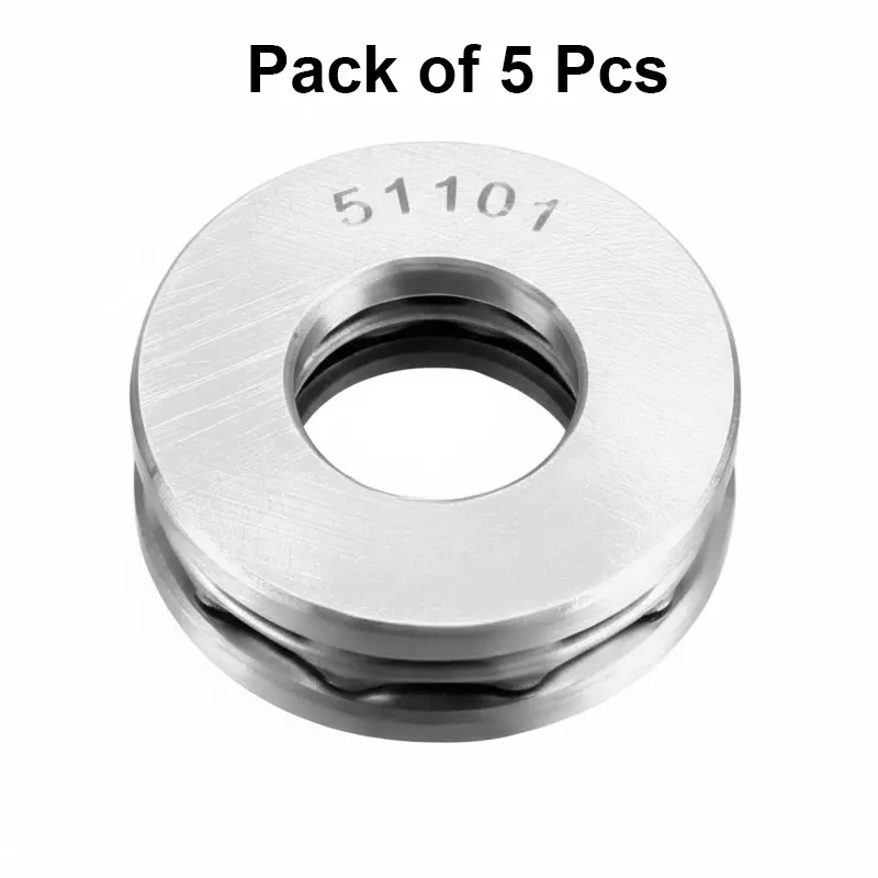 invento-axial-thrust-ball-bearing-single-direction-carbon-steel-26-mm-od-x-12-mm-id-x-9-mm-h-51101-pack-of-5-pcs