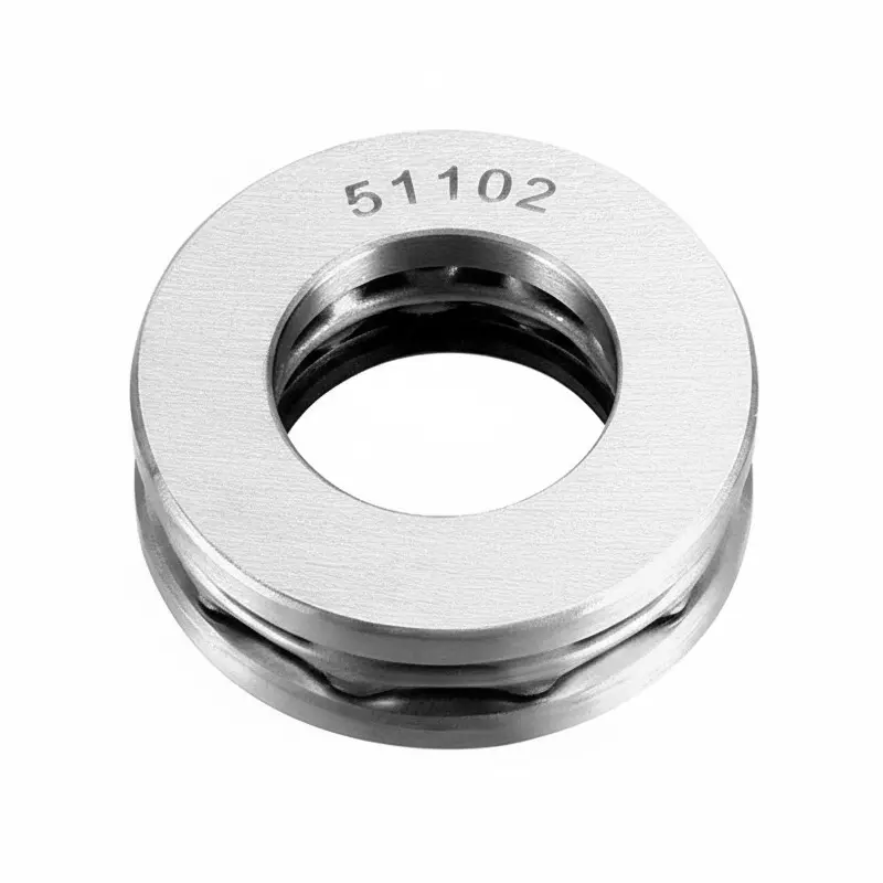 Invento Axial Thrust Ball Bearing Single Direction Carbon Steel 28 mm OD x 15 mm ID x 9 mm H, 51102