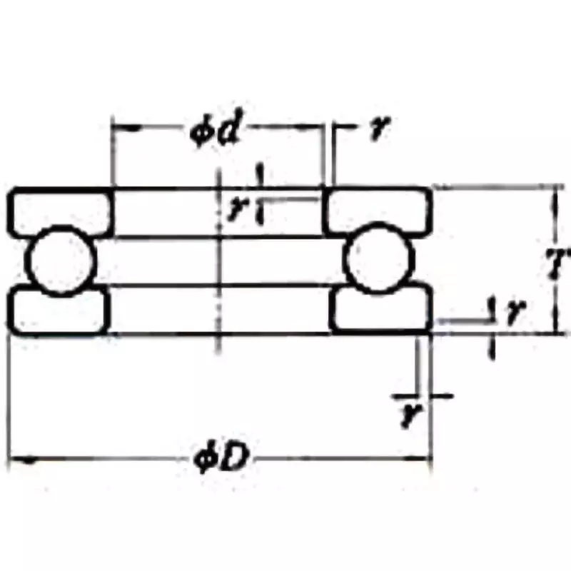 nsk-single-thrust-ball-bearings-2900-series-high-carbon-chromium-steel-85-x-115-mm-diameter-2917