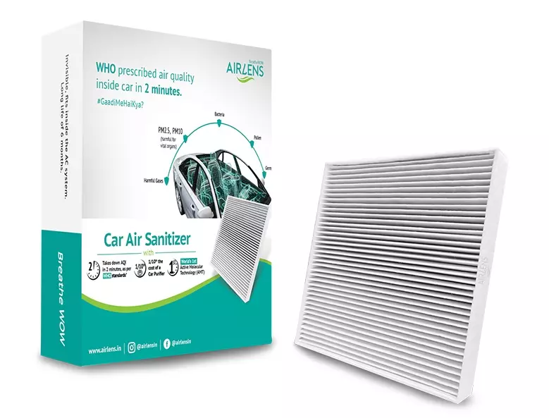 Buy Airlens Car Air Sanitizer Filter Suitable for Ford Endeavour(2009