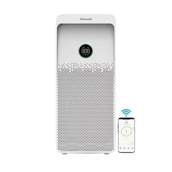 Honeywell Air Purifier 4 Stage Filtration, Covers 1085 Sq Ft, PM2.5 Level Display, Removes 99.99% Pollutants, HC000022/AP/U1