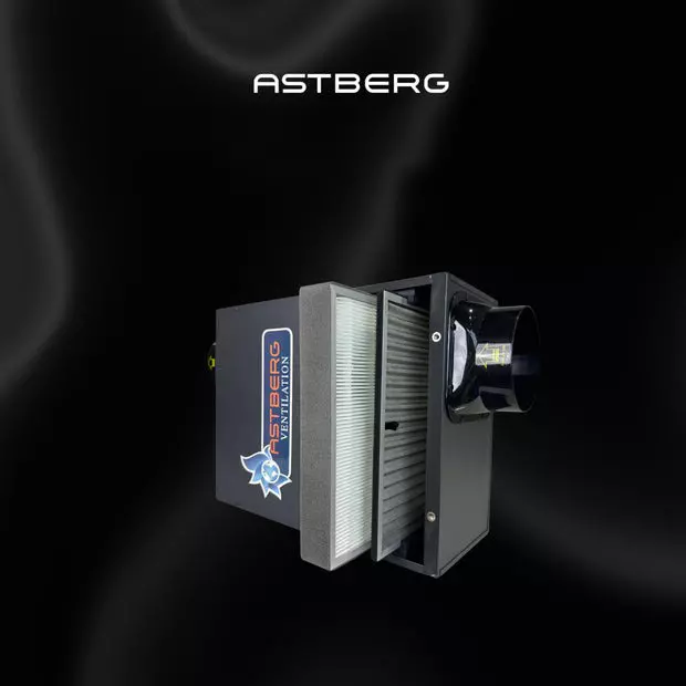 Astberg Fresh Air Purifier 450 CMH, 210 PA, 38 dB, AFV-45DF