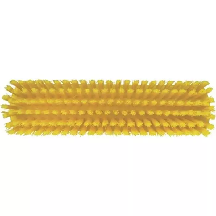 VIKAN Broom Yellow With Polyester, Polypropylene & Stainless Steel Bristles for Deck washer brush, 70606