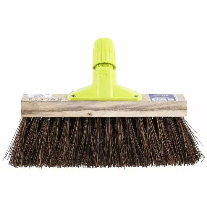 Cottam Broom Red With Bassine Cane Bristles for Industrial Yard, 674263