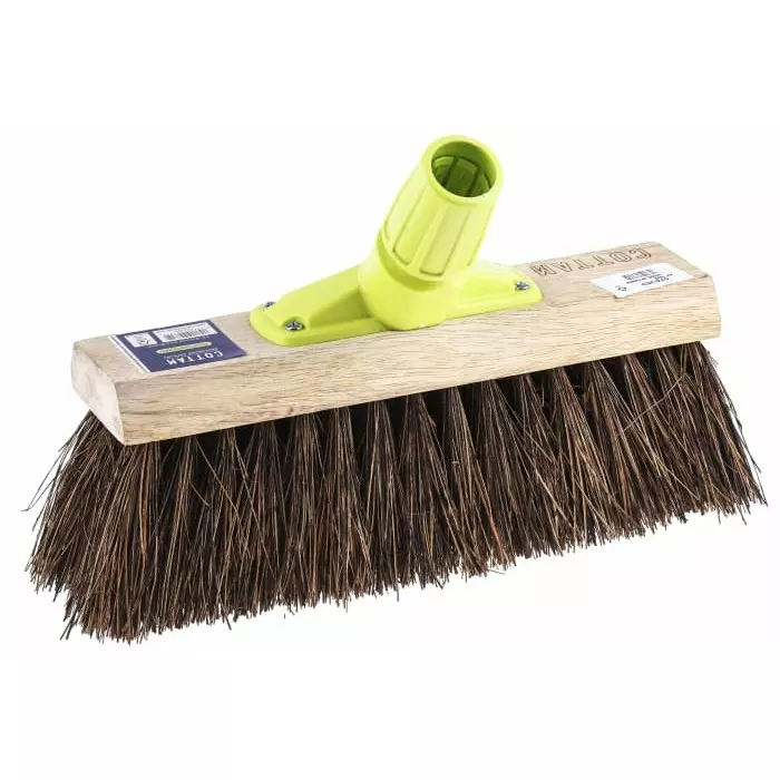 Cottam Broom Red With Bassine Cane Bristles for Industrial Yard, 674263