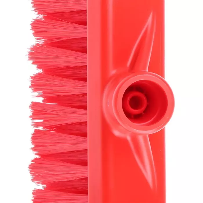 VIKAN Broom Red with PET Bristles for General Purpose, 31794