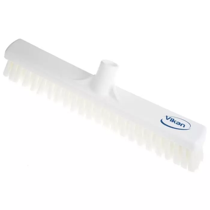 VIKAN Broom White with PET Bristles for General Purpose, 31795