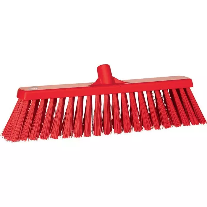 VIKAN Broom Red With PET Bristles, 29204