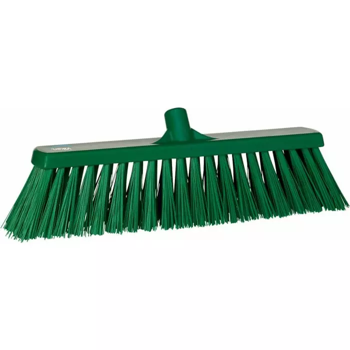 VIKAN Broom Green With PET Bristles, 29202