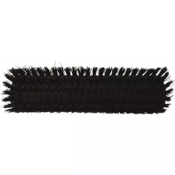 VIKAN Broom Black With Polyester, Polypropylene & Stainless Steel Bristles for General Purpose, 70689