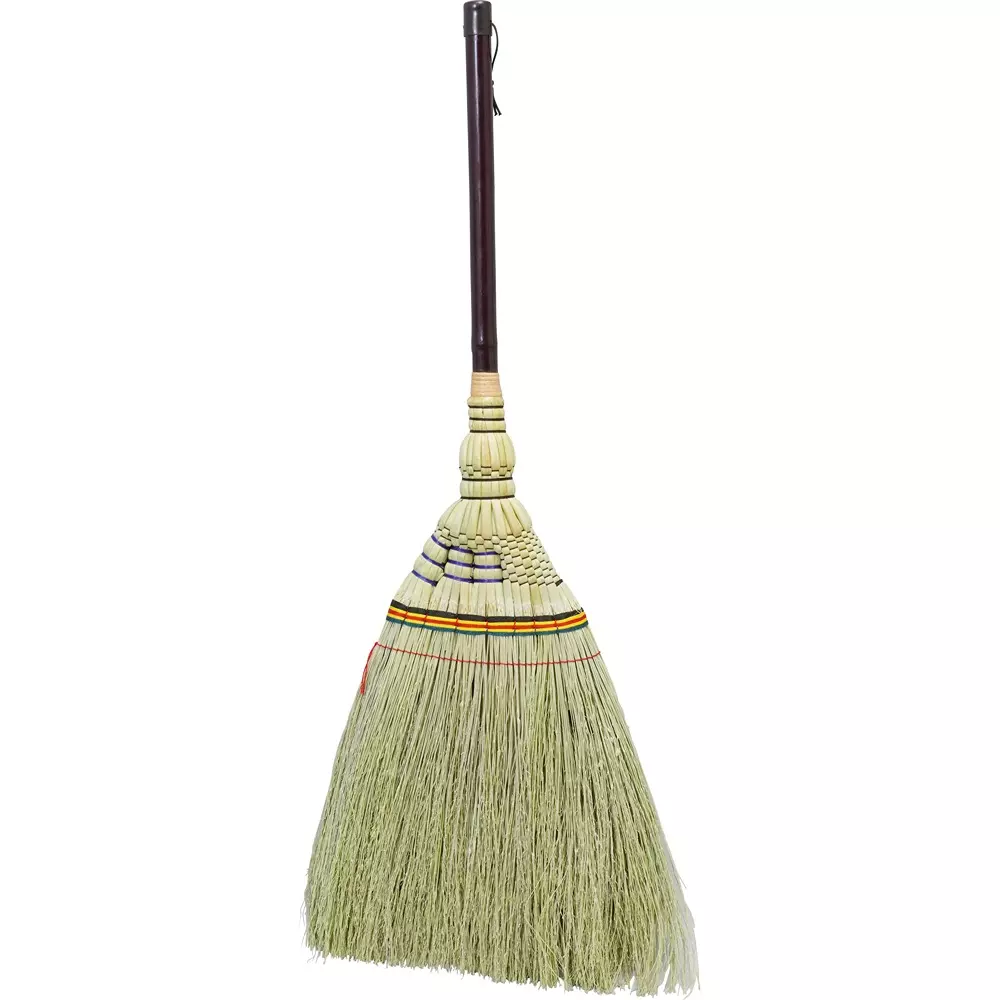 MonotaRO Tatami Room Broom, Hand-Woven 7 Balls of Yarn, Short Handle, 83513309