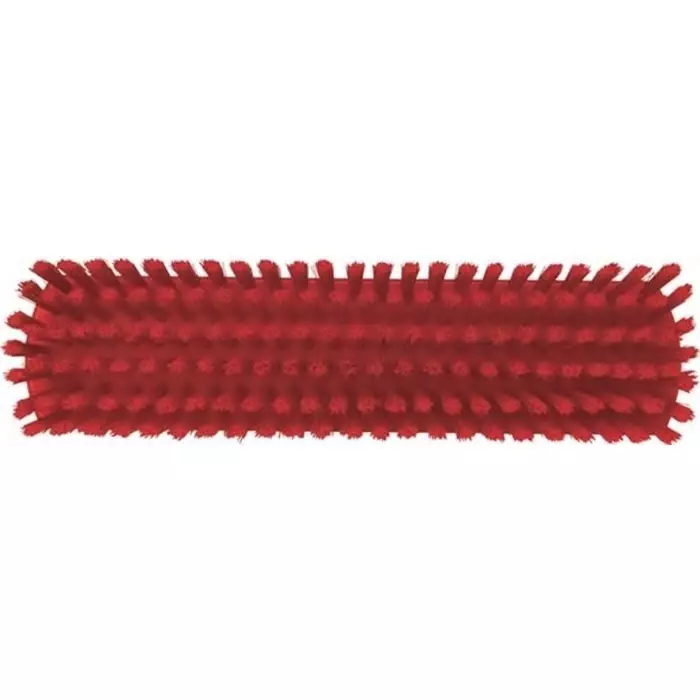 VIKAN Broom Red With Polyester, Polypropylene & Stainless Steel Bristles for Deck washer brush, 70604