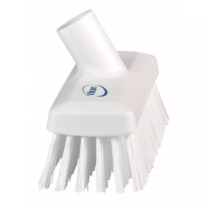 VIKAN Broom White With Polyester, Polypropylene & Stainless Steel Bristles for General Purpose, 70425