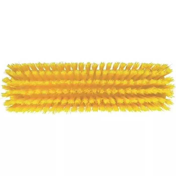 VIKAN Broom Yellow With Polyester, Polypropylene & Stainless Steel Bristles for General Purpose, 70686