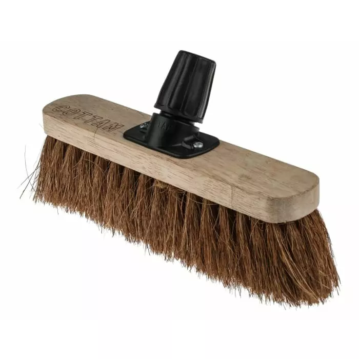 Cottam Broom Brown With Natural Coco Bristles for Indoor and Outdoor Areas, 9033478