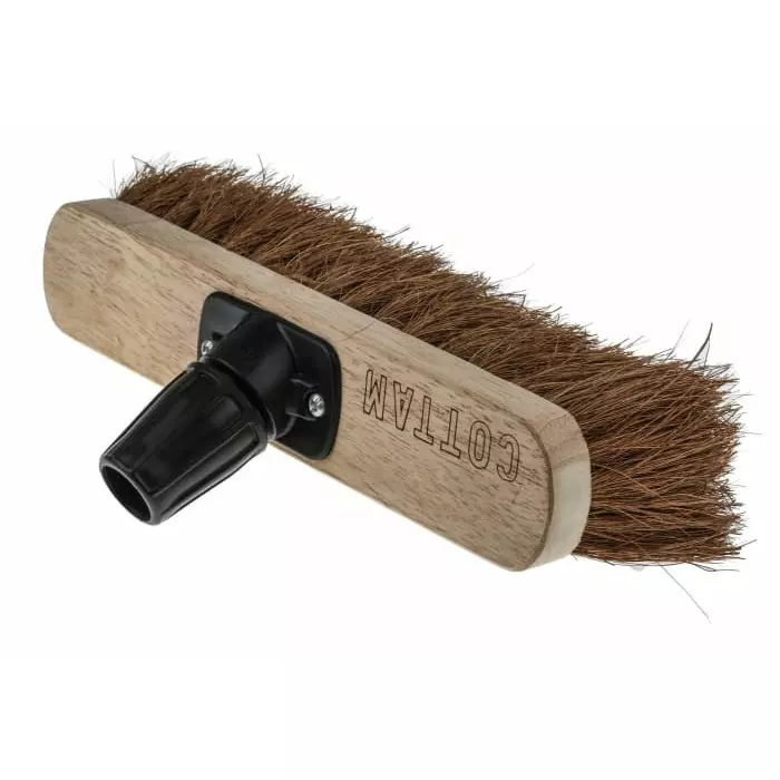 Cottam Broom Brown With Natural Coco Bristles for Indoor and Outdoor Areas, 9033478