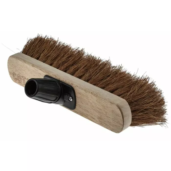 Cottam Broom Brown With Natural Coco Bristles for Indoor and Outdoor Areas, 9033478