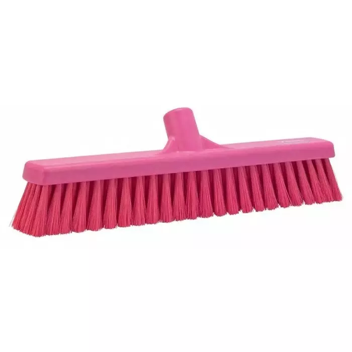 VIKAN Broom Pink With Polypropylene Bristles for Food Industry, 31791