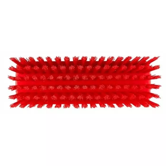 VIKAN Broom Red With Polyester, Polypropylene & Stainless Steel Bristles for General Purpose, 70424