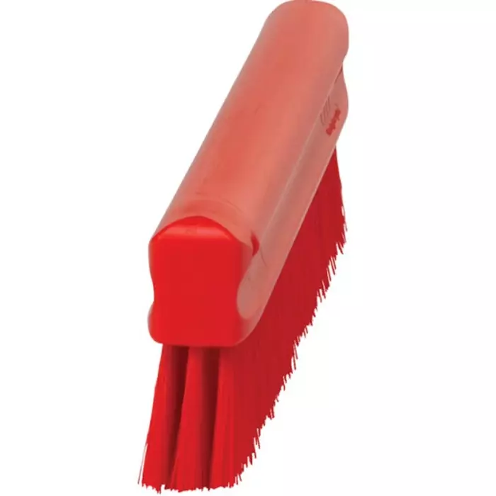 VIKAN Broom Red With Polyester, Polypropylene & Stainless Steel Bristles for General Purpose, 45825
